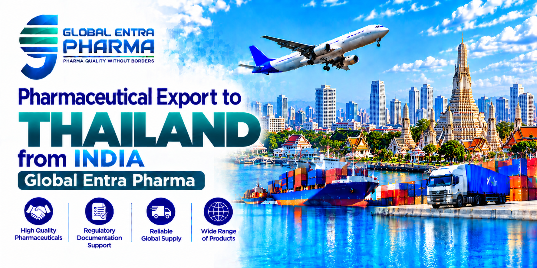 Pharmaceutical Export to Thailand from India